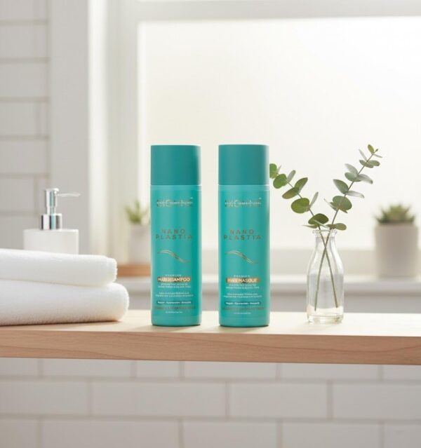 Nano Plastia Hair Shampoo ? Nourishing Sulfate & Paraben-Free Formula with Argan Oil & Wheat Protein for Thicker, Stronger Hair ? 320ml