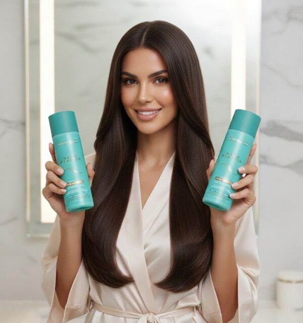 Nano Plastia Hair Shampoo ? Nourishing Sulfate & Paraben-Free Formula with Argan Oil & Wheat Protein for Thicker, Stronger Hair ? 320ml