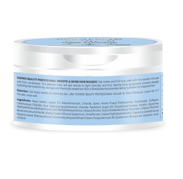Dionne  Beauty Professional Smooth & Shine Hair Masque for Damaged Hair with Jojoba Oil