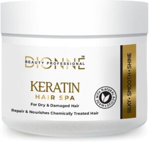 Dionne  Beauty Professional Keratin Hair Spa With Jojoba Oil, Vitamin C for Damaged Hair