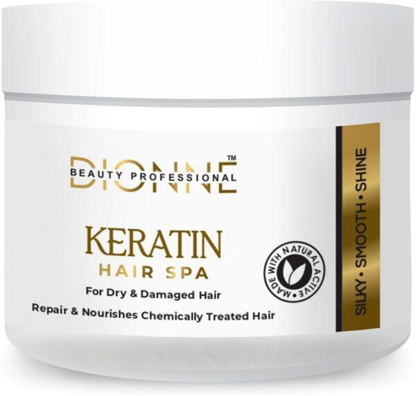 Dionne  Beauty Professional Keratin Hair Spa With Jojoba Oil, Vitamin C for Damaged Hair