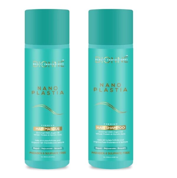 Dionne  Beauty Professional Nano Plastia Hair Shampoo & Hair Masque for Stronger Hair