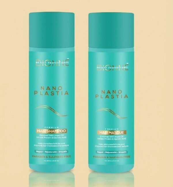 Dionne  Beauty Professional Nano Plastia Shampoo & Masque for Stronger, Smoother Hair